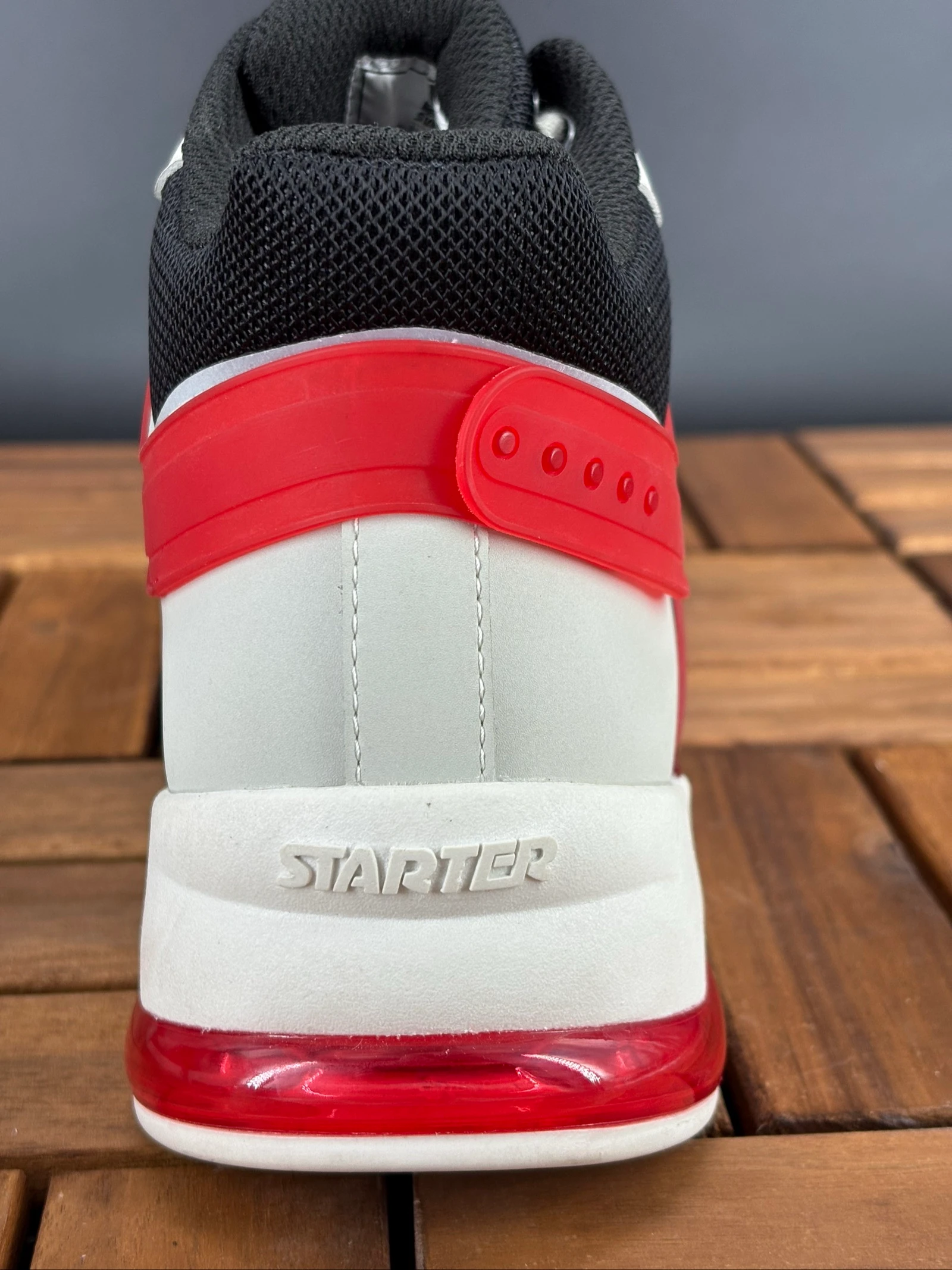 T40 Baskets montantes Starter rouges et blanches – photo 11